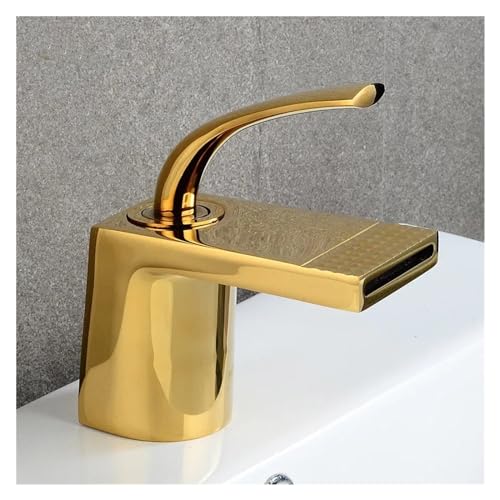 Grifo de lavabo monomando negro para regular agua fría y caliente sin salpicaduras