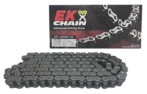 RK GV530R-XWゴールド シールチェーン110コマとカシメジョイント DID(大同工業) VXシリーズチェーン 530VX3-110L ZJ(カシメ