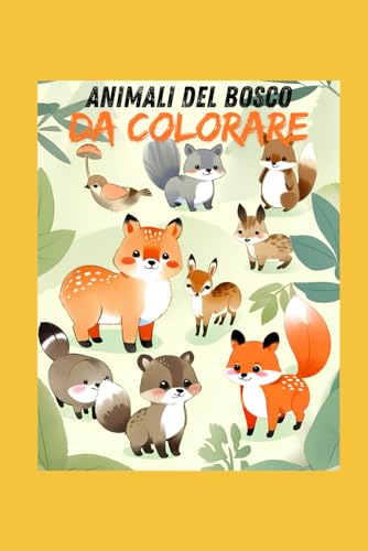 Animali del bosco DA COLORARE