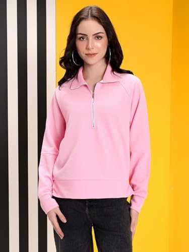 Image of KOTTY Women's Stylish Pullover Sweatshirt Ideal for Winter and Layered Looks