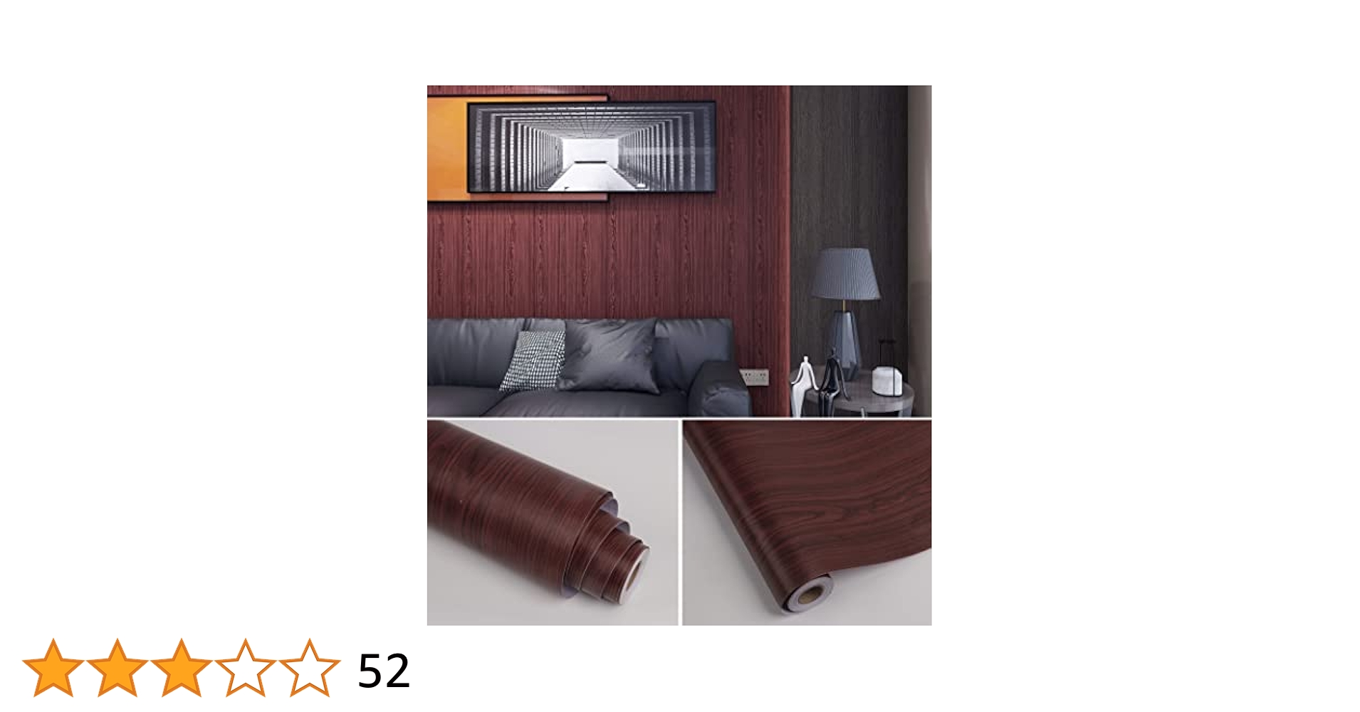 Amazon | DIY研究所 壁紙かんたんシート 45cm×10m 木目調 簡単