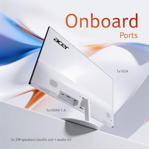Image of Acer SA222Q G3 21.5 Inch Full HD IPS Monitor | 120Hz Refresh | 1ms VRB | AdaptiveSync | Ultra Slim 7.2mm ZeroFrame | Built-in Dual Speakers | HDMI & VGA | VisionCare | VESA Mount | Tilt Option | White