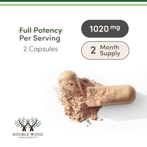 Tongkat Ali - 1000mg (2 Month Supply) - Men's Health - 200:1 Extract of (Longjack) Eurycoma Longifolia, with 20mg Tribulus Terrestris (Third Party Tested) by Double Wood