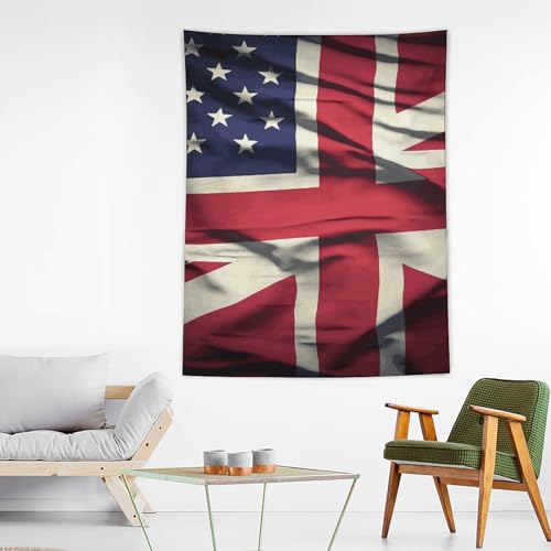Tapisserie drapeau USA pour déco chambre esthétique et tenture murale salon