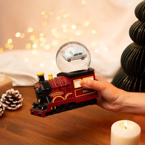 Grupo Erik Schneekugel Harry Potter Schneekugel Weihnachten Weihnachtsdeko Dekoartikel 14,5 x 14 x 8 cm Hogwarts Express - Offizieller Harry Potter Fanartikel Geschenke