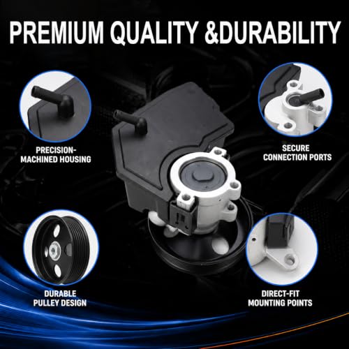 Image of Flecto 20-38771 Power Steering Pump Compatible with Jeep Cherokee Wrangler