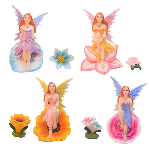 Feen Figur Garten, Flower Fairies, Elfen Figuren Klein, Feengarten, Elf...