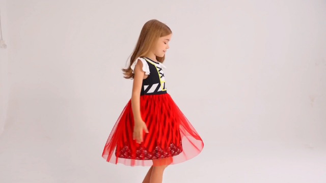 Vestido princesa para niña de 3 a 4 años miniatura 7