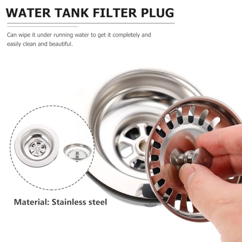Colador para fregadero de cocina en acero inoxidable miniatura 4