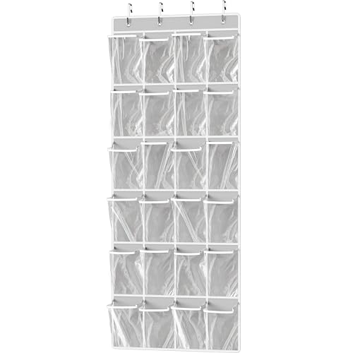 Simple Houseware 24 Pockets Large Clear Pockets Over The Door