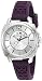 Coach Womens 14502091 Mini Boyfriend Signature Purple Strap Silver Tone Watch