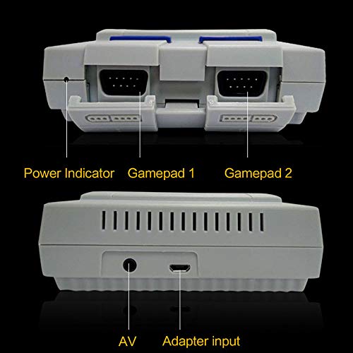 Retro Game Console,Classic Video Game Console AV Output Mini NES Console 660 in 1 Built-in Plug and Play Video Games with 2 Controllers Handheld Games for Kids & Adults - Thumbnail 5