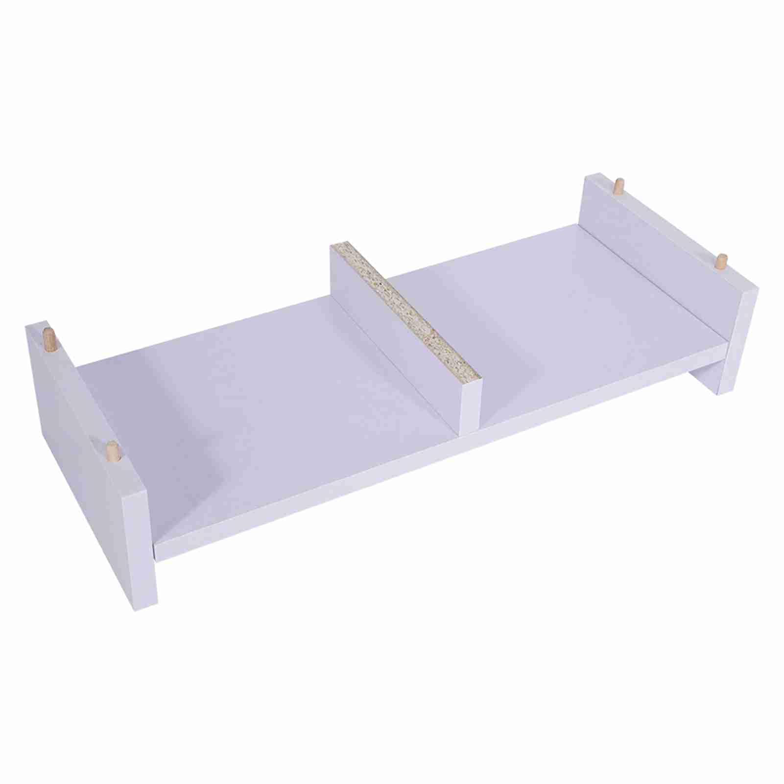 Supporto per Monitor in Legno Ecologico, Rialzo Scrivania, per | Robusto, poco ingombrante, adatto per l\'home office, mini ripiano per accessori