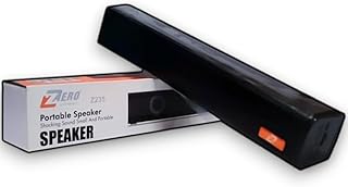 مكبر صوت بلوتوث زد ار لاسلكي محمول يدعم ستيريو USB وشريحة Micro SD وراديو اف ام مع صوت فائق الجودة، متعدد الألوان (Z235)