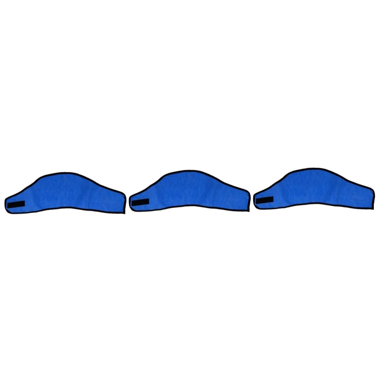 Bandana de refroidissement pour chien Toddmomy : lot de 3 écharpes bleues à pois