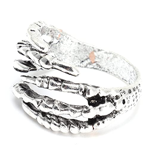 Anillo de hombre, anillo gótico, anillo de moda para hombre, joyería, anillo de garra de dragón para uso diario, viajes, fiesta para novio y marido Cover