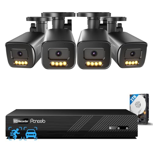 4 Camera Security System 8 Channel with 2TB HDD, PB65B0408-5MD
