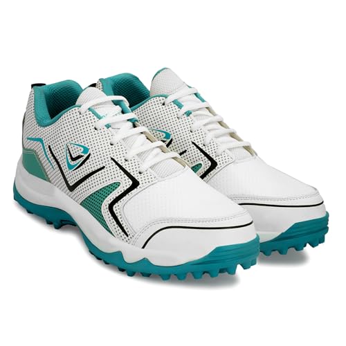 Image of PRO KVH Plus 2.0 Cricket Shoes for Men's - Fast Strap Rubber Spikes, Lightweight,Performance, Comfort, and Durability Shoe for All-Round Performance