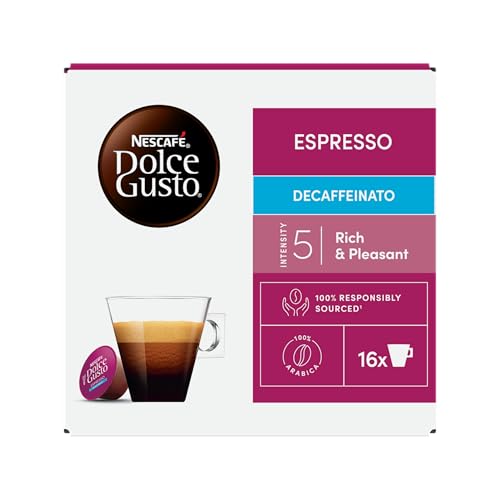Nescafé Dolce Gusto Espresso Decaffeinato - Café descafeinado - 16 cápsulas