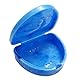 Schlanke kieferorthopädische Zahnarzttasche – Marmorfarben für Retainer, Bleichschalen, Zahnersatz und mehr (blauer Marmor)