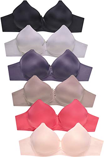 Mamia Women's Full Cup Push Up Lace Bras (Pack Of 6) (38B, Br4351N1) #TOP23