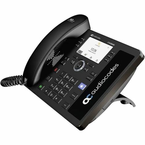 AudioCodes TEAMS-C435HD-R Teléfono IP Cableado Negro miniatura 1