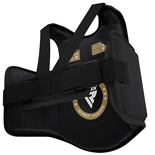 Rdx Boxing Body Protector, Mma Kickboxing Muay Thai Boxing Chest Guard, Sparring Training Heavy Punching, Kara Adjustable Strike Shield, Martial Arts Upper Body Ribs Protection Pad, Taekwondo Vest #TOP7