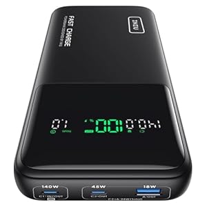 INIU 140W Laptop Power Bank, Flight...