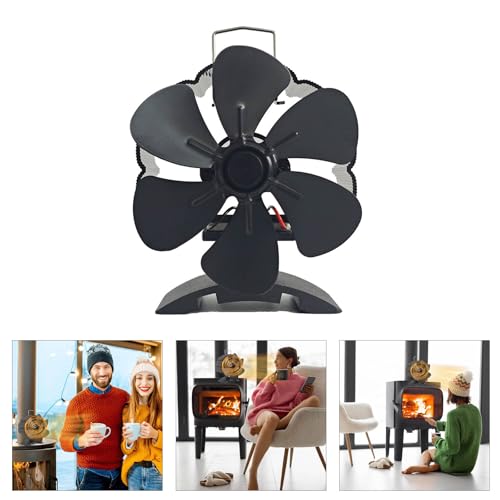 Ventilateur poêle à bois pour diffuser la chaleur douce au salon