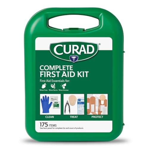 CURAD 175-Piece Complete First Aid Kit in Reusable Case One
