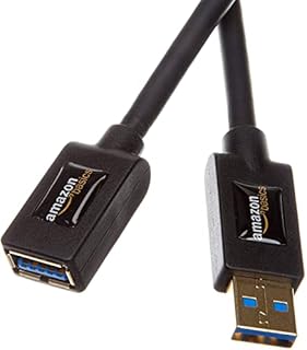 Amazon Basics USB 3.0 A-Male to A-Female Extension Cable - 3.3 Feet (1 Meter)