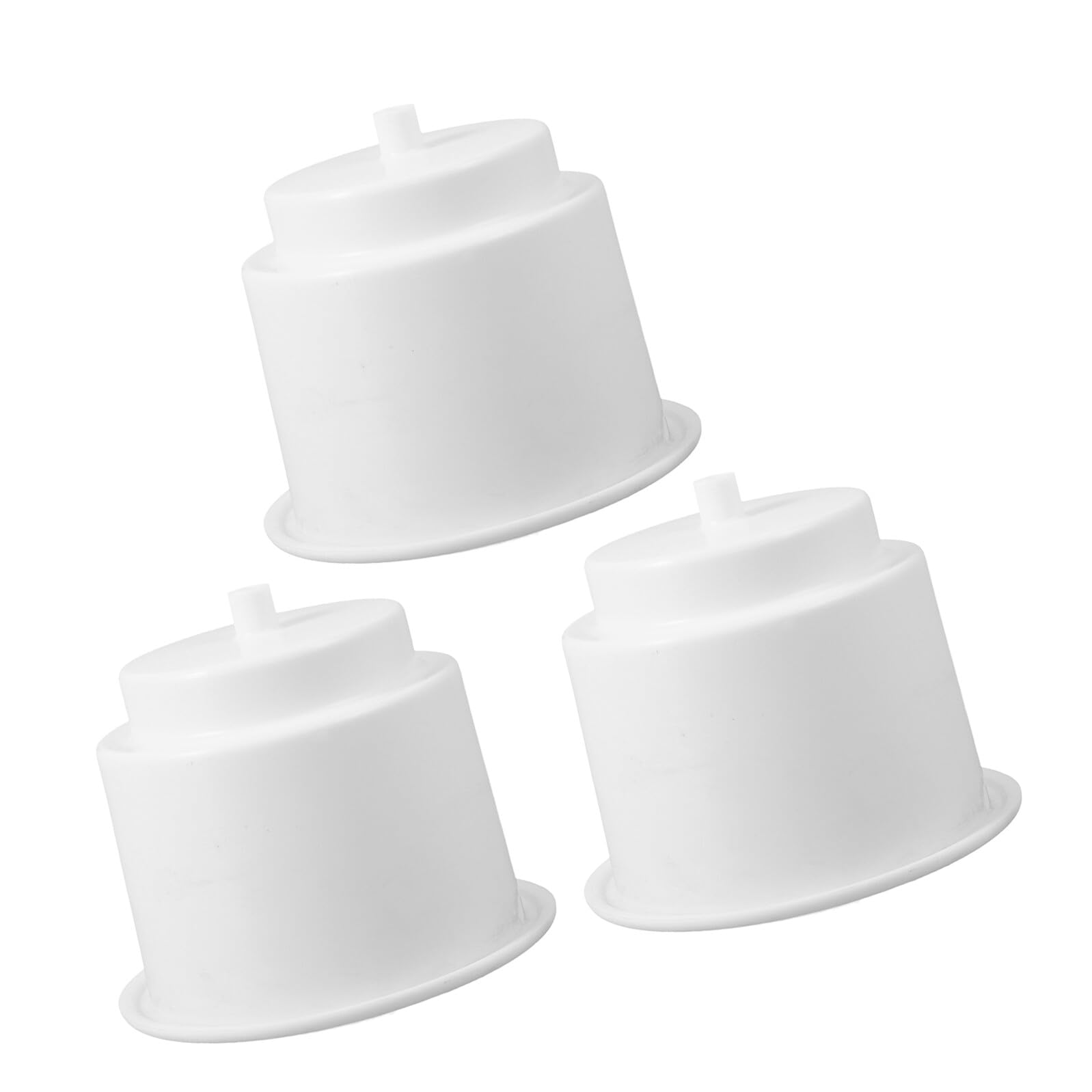 Portabicchieri e Inserti per Barca Bianco 3 Pezzi in Nylon Supporto per Bevande con Foro di Scarico per Camion e Imbarcazioni a Motore