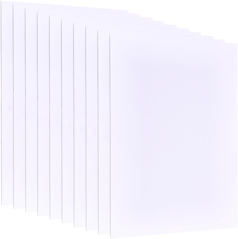 BENECREAT 10Pack White PVC Foam Sheets,15.75x11.8inch 3mm Thick Craft Foam Board for DIY Projects, Mounting Crafts Modelling Art Display