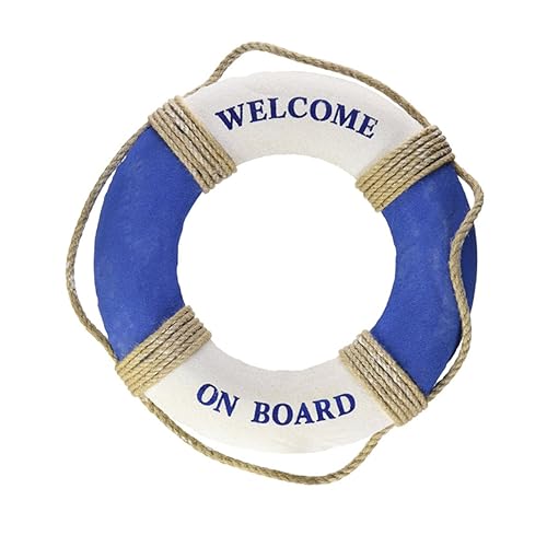 MAGICLULU 30 Cm Rettungsring- Wandkunst Nautische Dekoration für...