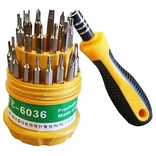 Kit De Ferramentas Chaves Manutenção Celular Tablet 31x1 Lelong Le-938