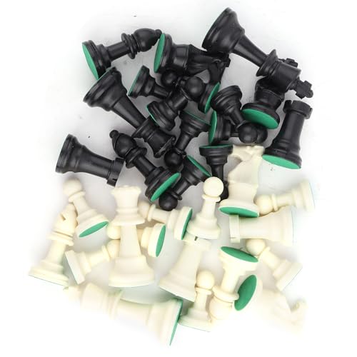32 Piezas para Juego de Ajedrez Piezas Grandes 77mm miniatura 5
