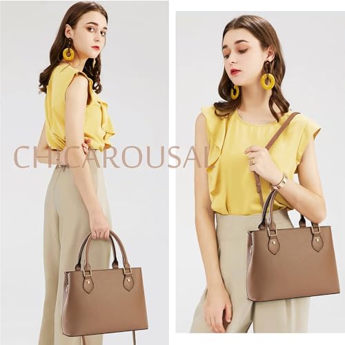 Image of CHICAROUSAL Purses and Handbags for Women Leather Crossbody Bags Women's Tote Shoulder Bag