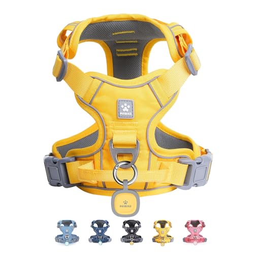 Pawaii No Pull Dog Harness with Pet ID Tag, Reflective Vest