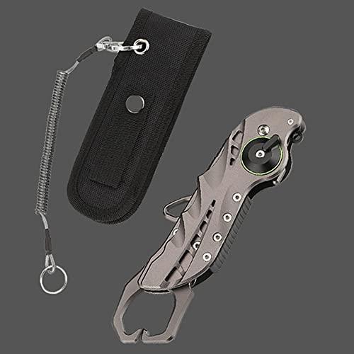 Foto von YIGEBAG Faltbarer Fischgreifer aus Aluminiumlegierung, Zangen-Controller, Angelgreifer, Ausrüstung