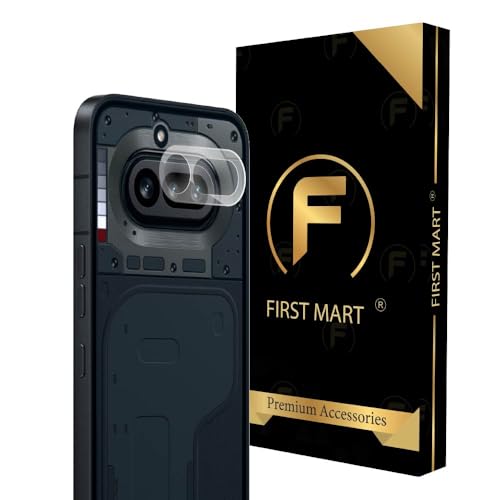 Image of FIRST MART Camera Lens Protector for Nothing Phone 4A | 9H Tempered Glass, HD Clear, Scratch Resistant, Anti-Fingerprint, Case-Friendly | Crystal Clear, Pack of 1
