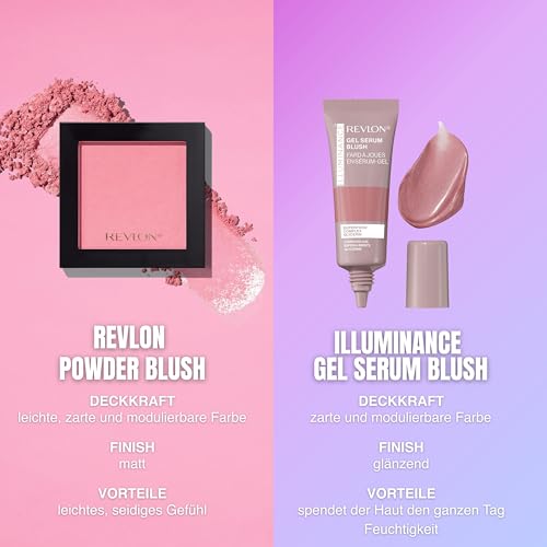 Revlon Puder-Rosette, Revlon Powder Blush – Seidenzartes Puder-Rouge mit Leichter Textur und sanftem, Aufbaubarem Farbfinish, Very Berry 033 – Ansicht 5