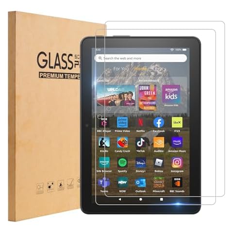 TOPESCT 2-Pack Tempered Glass Screen Protectors Cover