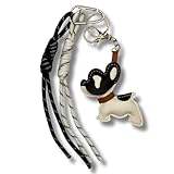 [Cmart-Labo] バッグチャーム 犬 チワワ フレンチブルドッグ かわいい チャーム レディース 鞄用 アクセサリー