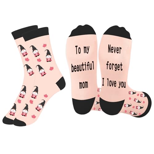 Liomxase Gnome Mothers Day Gifts - Mothers-Day Mom Christmas Gift Cool Birthday Gifts for Moms Anniversary Valentines Birthday Gift Ideas from Daughter Mother Present for Moms Mother Socks for Women