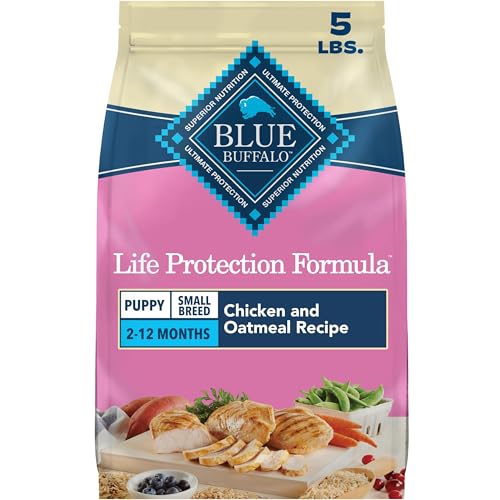 Blue Buffalo Life Protection Formula Chicken & Brown Rice Small Breed Puppy Dry Dog Food With DHA &...