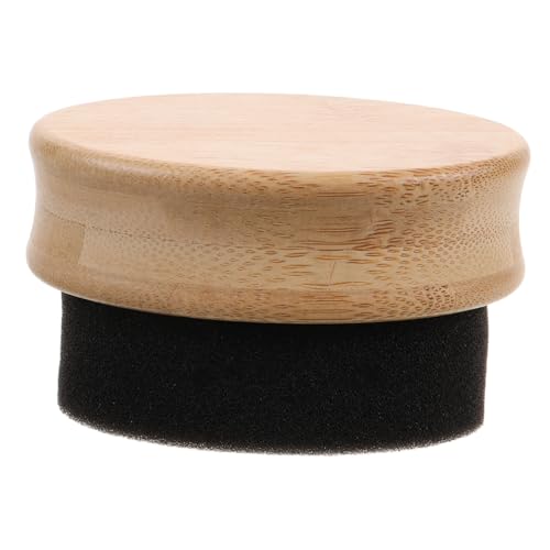 CONGARTENO Chopping Board Oil Applicator Sponge Pad Ergonomic Wooden Utensil for Easy Wax and Oil Application Cutting Boards and Kitchen Tools