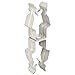 5 Pcs, Back to Back Push In Conduit Hanger, for 1 In. Emt to 1 In. Emt, Zinc Plated Spring Steel, Allow to Support Two Conduits of Sizes w/Appropriate Spacing Required By Code