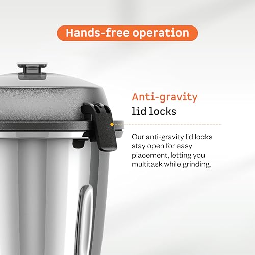 Image of Atomberg 1.5 L Liquidising Jar | Compatible with all Atomberg Mixer Grinders | Anti-Gravity Lid Locks for Hands-Free Operation | Ideal for Batters, Juices and Milkshakes