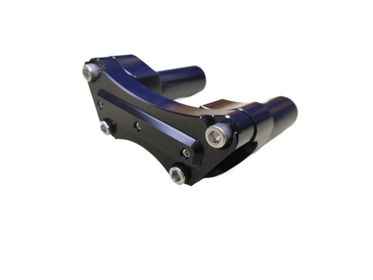 Riser Lenkerhalterung Schwarze Motorrad-Aluminium-3,5-Zoll-Lenkererhöhung, Obere Klemme Für Ha&rley Tour Road Glide King Sportster 883 1000 1200
