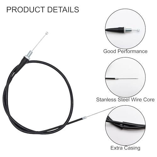 Image of Mini Bike Throttle Cable for Coleman CT200U Predator 212 Baja MB165 MB200 196cc 5.5hp 200cc 6.5hp Heat Warrior MOTOVOX MBX10 MBX11 GX160 GX200 Pit Dirt Bike Parts